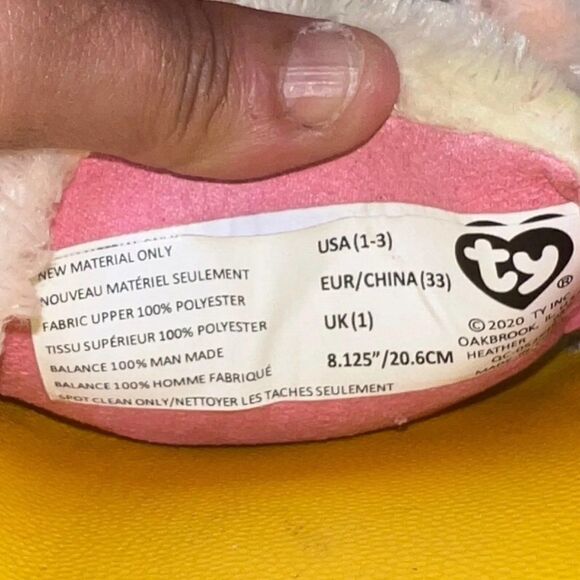 TY Unicorn Kitty Slide Sandals Yellow / Multicolor Youth 1-3 - Picture 9 of 10